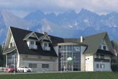 Budynek usługowy bank